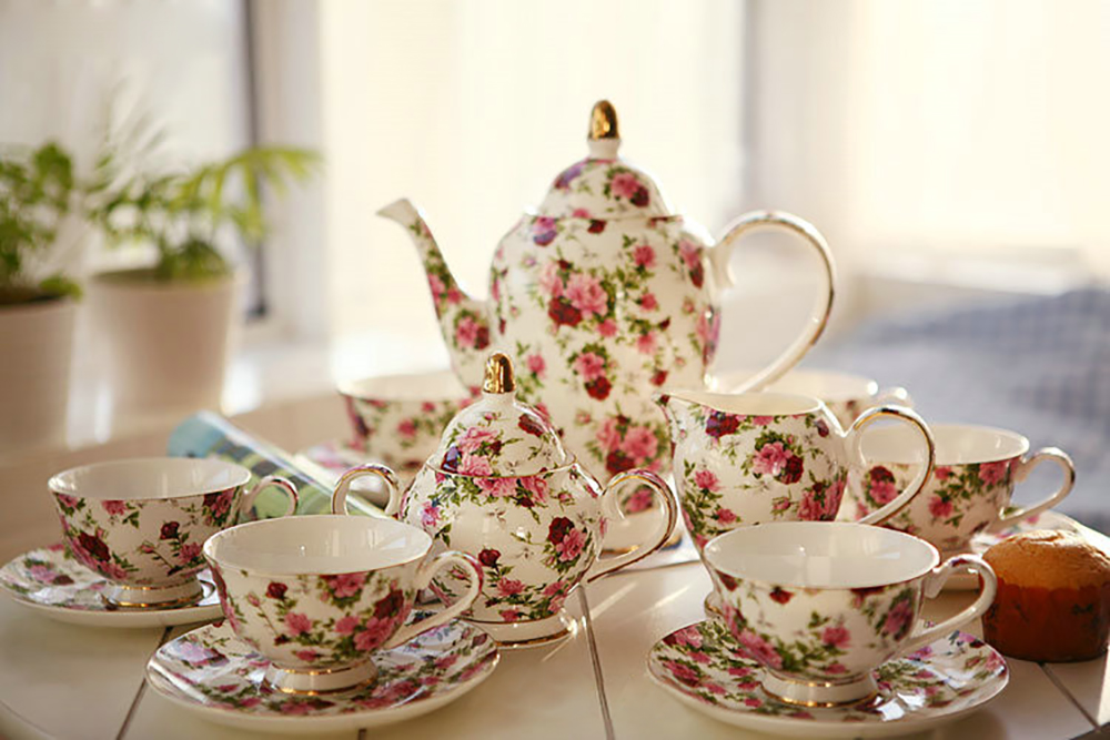 Juego de té de 15 piezas C