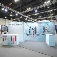Stand d'exposition de parfum, stand de salon professionnel, éclairage d'exposition à fixation par pince, installation facile