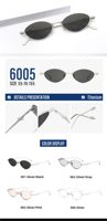 Lunettes de haute qualité en gros, nouvelles lunettes ultra-légères, lunettes de soleil vintage rétro à la mode, lunettes de soleil œil de chat en titane pur