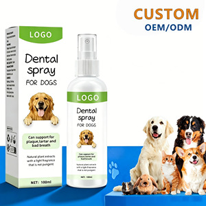 Spray Bucal Refrescante para Mascotas de Marca Privada para Perros y Gatos, Cuidado Bucal Natural, Elimina el <span class=keywords><strong>Mal</strong></span> <span class=keywords><strong>Aliento</strong></span>, Spray Dental - Product Image 1