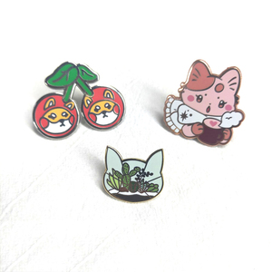 Pin <span class=keywords><strong>de</strong></span> solapa fabricantes <span class=keywords><strong>de</strong></span> China personalizado al por mayor Metal cereza Pins <span class=keywords><strong>de</strong></span> esmalte duro - Product Image 3