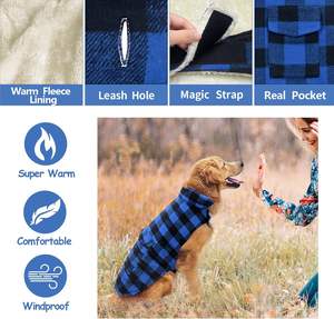 Cappotto Invernale per Cani Tanpopo, Giacca Regolabile e Resistente, Abbigliamento Caldo per <span class=keywords><strong>Cuccioli</strong></span> in Climi Freddi, per Razze Piccole e Grandi - Product Image 4