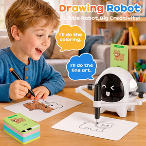 <span class=keywords><strong>Robot</strong></span> da Disegno Intelligente DW07-C, <span class=keywords><strong>Giocattolo</strong></span> Automatico per Bambini - Product Image 2