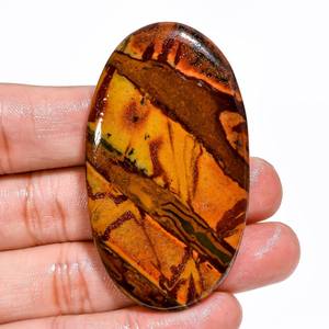 Exclusivo cabujón de jaspe australiano de 109ct pulido, corte ovalado suelto, cristal curativo Natural, par de piedras preciosas, joyería de primera calidad - Product Image 2