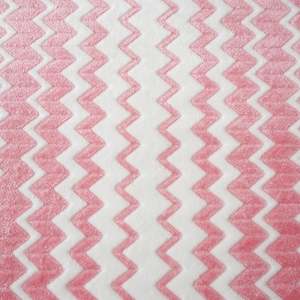 Manta de Sherpa de franela con estampado de rayas onduladas catiónicas rosas para el hogar, manta de forro polar personalizada suave y acogedora - Product Image 4