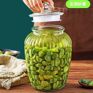 Ensemble de pots en verre pour cornichons, grande capacité, hermétique, qualité alimentaire, pour légumes fermentés, choucroute, stockage domestique - Product Image 3