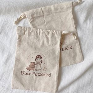 Manufacturers Customized Small Canvas Packaging <b>Pouch</b> Natural Cotton <b>Drawstring</b> Bag - Product Image 3