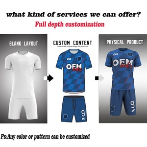 Tùy Chỉnh Người Đàn Ông Của Bóng Đá Mặc Thoáng Khí Bóng Đá Jersey Bóng Đá Áo Sơ Mi Cho Nam Giới Bóng Đá T-Shirt Bóng Đá Jersey Bóng Đá Jersey - Product Image 2