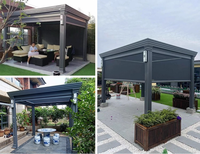 Arche Arches Arbours Pergolas Pont Métal Acier Cadre Jardin Fleur pour Mariage Scène Décoration Rétractable Toit Systèmes
