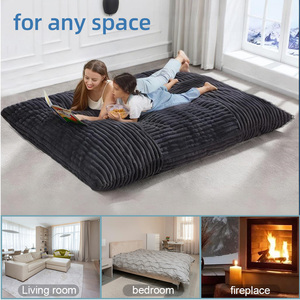 Grand pouf pour adultes canapé-lit rempli <span class=keywords><strong>de</strong></span> mousse à mémoire <span class=keywords><strong>de</strong></span> forme pour salon chambre balcon chaises longues - Product Image 6