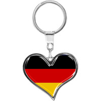 Porte-clés personnalisé en métal émaillé vintage, souvenirs de pays, drapeaux de Colombie, du Canada, de Cuba, du Costa Rica, du Mexique, de la Jamaïque, du drapeau allemand, tourisme