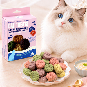 Biscotti per Gatti Personalizzati con Diverse Opzioni di Gusto, Piccoli Waffle per Premi Quotidiani e Addestramento, Snack per Gatti - Product Image 2
