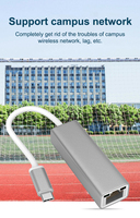 Adaptador USB-C a RJ45 Ethernet, Hub de Red Portátil de 1 Gigabit, 10/100/1000 Mbps para Laptop, MacBook, PC, Windows XP, Mac, HP, Lenovo