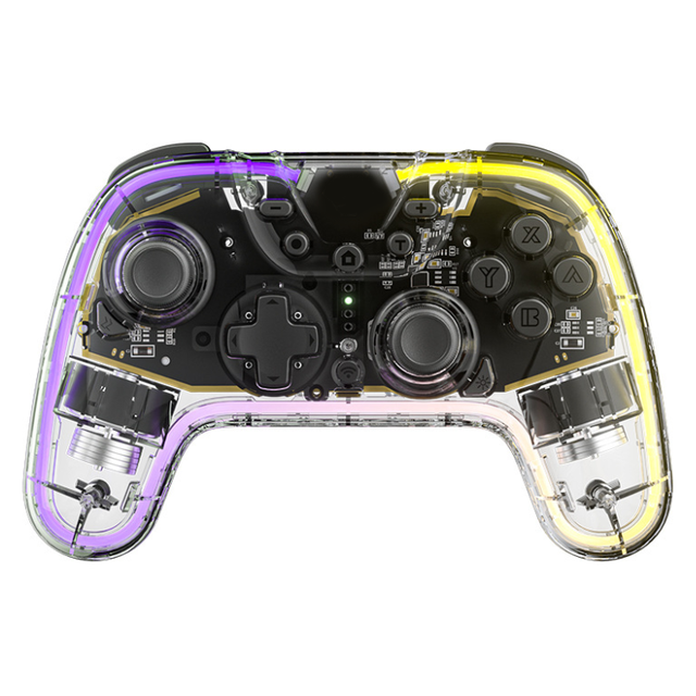 Clear Wireless Controller Gamepads for Nintendo Switch/Lite/Oled/Pro Joysticks Gamepad Wireless Controllers