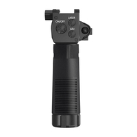 Laser de chasse vert à LED 10x, 2000 lumens, haute résistance, fonction de pression stroboscopique à activation rapide, rechargeable, poignée, 150 m