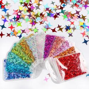 Pots Shaker à paillettes gros paillettes holographiques pour la décoration artisanale - Product Image 1