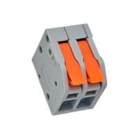 Bloc de bornes à ressort compact LT-2604-2 à 2 positions, pas de 5,0 mm, entrée de fil horizontale pour les configurations de cartes de contrôle compactes