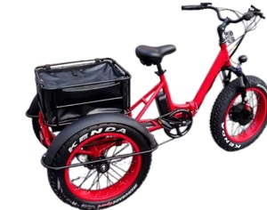 Nouveau Design électrique trois roues <span class=keywords><strong>vélo</strong></span> 750w/500W 3 roues voiture Cargo Tricycle électrique gros pneu avec UL approuvé - Product Image 1