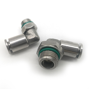 Coude de raccordement rapide pour tuyau d'air, adaptateur pneumatique à connexion rapide pour transfert de gaz et de fluides - Product Image 6