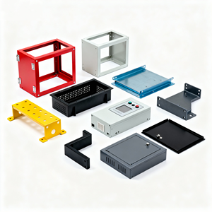 יצרן פלדה סיני של חלקי ייצור מתכת, עיבוד פחים, חיתוך, קיפול ויצירת מסגרות קיר מרותכות - Product Image 1