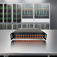 Multi-channel network port data acquisition units and dynamic signal analyzers are compatible with a wide range of sensors and