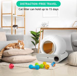 Bandeja <span class=keywords><strong>de</strong></span> <span class=keywords><strong>arena</strong></span> para gatos autolimpiante inteligente <span class=keywords><strong>Caja</strong></span> <span class=keywords><strong>de</strong></span> <span class=keywords><strong>arena</strong></span> <span class=keywords><strong>de</strong></span> plástico <span class=keywords><strong>de</strong></span> <span class=keywords><strong>arena</strong></span> <span class=keywords><strong>de</strong></span> PP automática <span class=keywords><strong>de</strong></span> fácil limpieza - Product Image 6