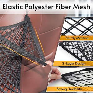 Chó xe rào cản lưới cho <span class=keywords><strong>SUV</strong></span> Xe tải & Xe Tải-bền không thấm nước vật nuôi xe trở lại chỗ ngồi chia dễ dàng cài đặt và loại bỏ - Product Image 2