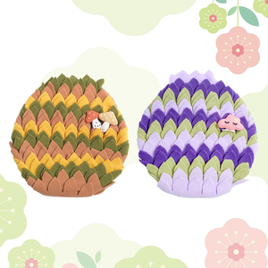 Alfombra Olfativa Redonda para Perros, Tapete para Olfatear, Alivio del Estrés, Comida Lenta, Alfombra Olfativa Plegable para Perros, Serie de Rotación Estacional - Product Image 4