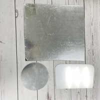 Feuille Miroir en Plastique PC Auto-Adhésive, Formes et Épaisseurs Personnalisées, Miroir à Perspective Unilatérale, Miroir Double Face