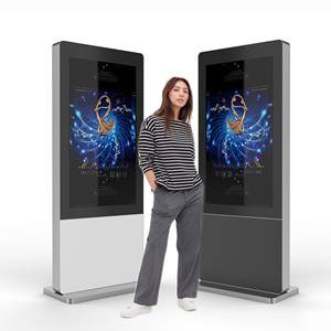 43/49/55 inch Hot Bán ngoài trời tương tác kiosk LCD signage Totem tầng đứng màn hình cảm ứng quảng cáo kỹ thuật số Bảng hiển thị - Product Image 1