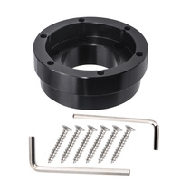 Pièces de modification pour simulateur de course, adaptateur de moyeu de roue PCD 70MM, aluminium massif de qualité aérospatiale, anodisé noir, série Logitech G