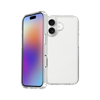 Pour iPhone 2025 étui antichoc pour téléphone portable pour iPhone 17 étui de téléphone en cristal clair