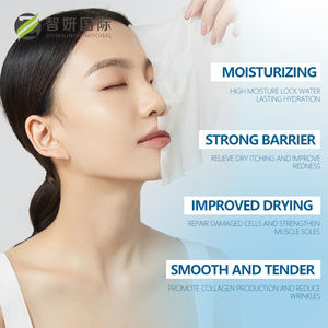 Großhandel Private Label Hyaluron säure Blatt Maske natürliche tiefe feuchtigkeit spendende feuchtigkeit spendende White ning Beauty Gesichts pflege - Product Image 4