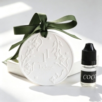 Diffuseur de parfum d'ambiance FinRu personnalisé en céramique et pierre de gypse pour armoire, désodorisant et assainisseur d'air