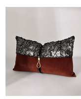 AIBUZHIJIA Moderne Luxus-Schwarz-Kissen bezüge Dekorative Home Metal Luster Dekorative Kissen bezüge für Couch