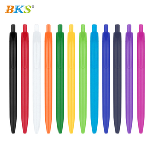 Stylo bille personnalisé <span class=keywords><strong>Aben</strong></span> en stock, 1,0 mm, en plastique, gravé au laser, pour promotion, encre noire/bleue - Product Image 2