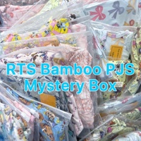 Pyjamas pour bébés en bambou RTS, boîte mystère, pyjamas pour nouveau-nés, pyjamas pour filles, manches longues, doux, écologiques, combinaisons pour bébés, bodys, pyjamas
