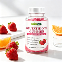 Complément alimentaire en gommes sans sucre pour renforcer l'immunité, mélange de glutathion et de vitamine C, végétalien, bien-être naturel