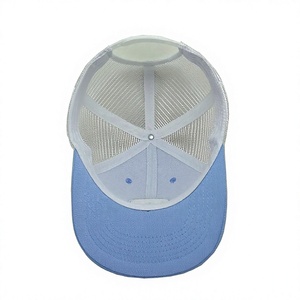 Casquette Trucker en Gros, 6 Panneaux, Haute Qualité, avec Maille, Profil Moyen, Forme Structurée, Visière Légèrement Courbée, Bouton Supérieur - Product Image 4