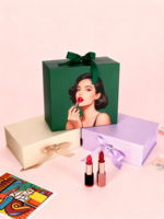 Boîtes et sacs personnalisés recyclables pour perruques avec fermeture magnétique, emballage en carton pour perruques, extensions de cheveux, vernis à ongles, huiles, cadeaux