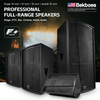 Équipement audio F215+ avec deux haut-parleurs de 15 pouces, amplificateurs, haut-parleur passif, caisson de basses, subwoofer de 15 pouces, haut-parleurs professionnels