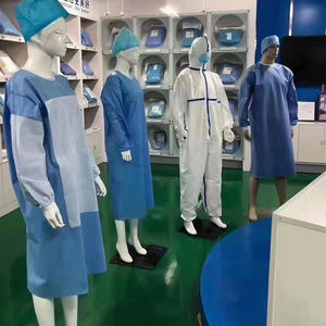 गैर बुना कपड़े सुरक्षा कपड़े चिकित्सा सूट डिस्पोजेबल सुरक्षात्मक आवरण चिकित्सा/श्रम/रासायनिक के लिए - Product Image 4