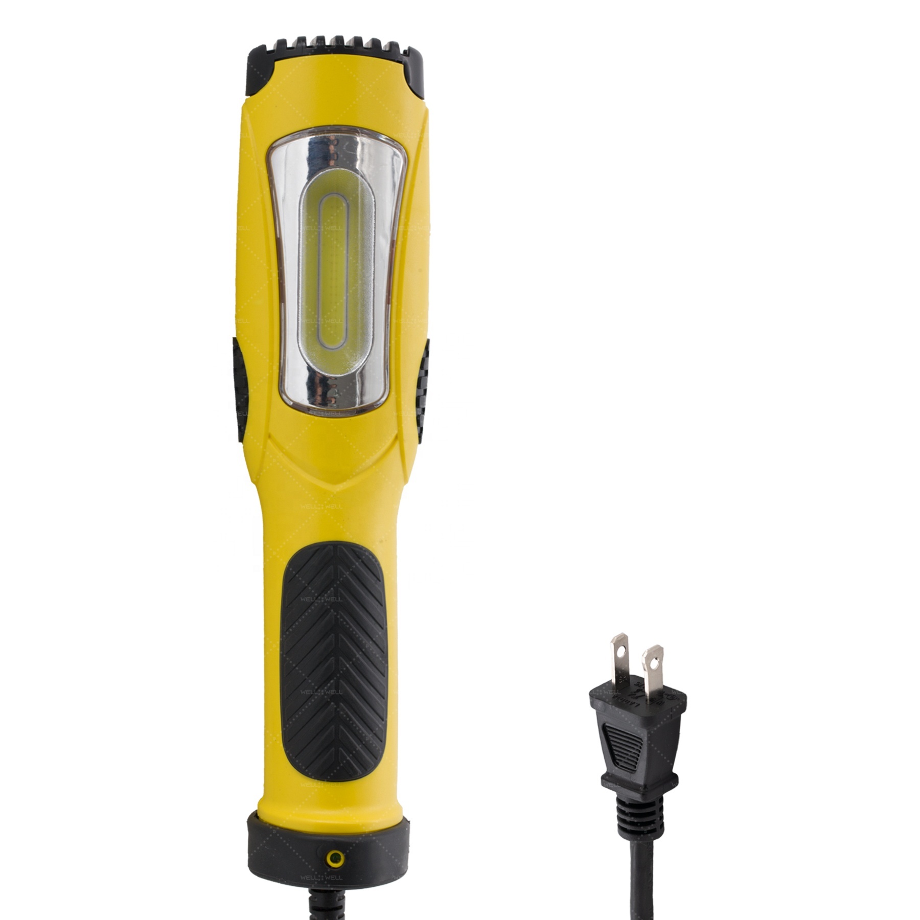 Linsheng 30FT Work Light/Trouble Light Magnetic Base and Built-in Handle in Orange 500 Lumen COB Drop Light