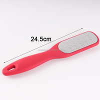 Poignée En Plastique rouge 2 Voies En Acier Inoxydable Râpe Lime À Pied En Acier En Métal