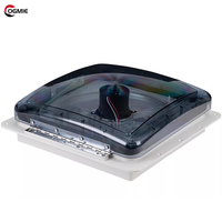 OGMIE Ventilateur de toit électrique 400*400 mm 22W avec télécommande, 10 vitesses, pour caravane, camping-car, avec capteur de pluie, compatible avec toutes les voitures, neuf
