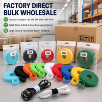 Bande auto-agrippante double face personnalisable réutilisable pour la gestion des câbles