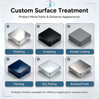 Fabrication sur mesure de tôles en aluminium et acier inoxydable pour boîtiers d'équipements de précision, certification RoHS/ISO9001