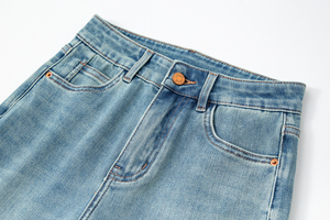 Jeans Élastiques Taille Haute Amincissants Évasés Neuf-Points pour <span class=keywords><strong>Femme</strong></span>, Pantalon <span class=keywords><strong>Bootcut</strong></span> Extensible Quatre Directions Respirant Printemps - Product Image 3