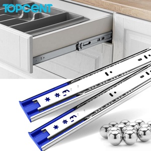 Mềm đóng ngăn kéo <span class=keywords><strong>Slide</strong></span> 12 inch Heavy Duty mở rộng đầy đủ ngăn kéo glides Ball bearing nội <span class=keywords><strong>rails</strong></span> cho đồ nội thất ngăn kéo - Product Image 1