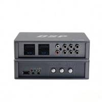 Amplificador DSP para Auto, Procesador de Audio BT, Específico para Vehículo, Plug and Play, Sin Modificaciones de Cableado, Amplificador de 4 Entradas y 6 Salidas